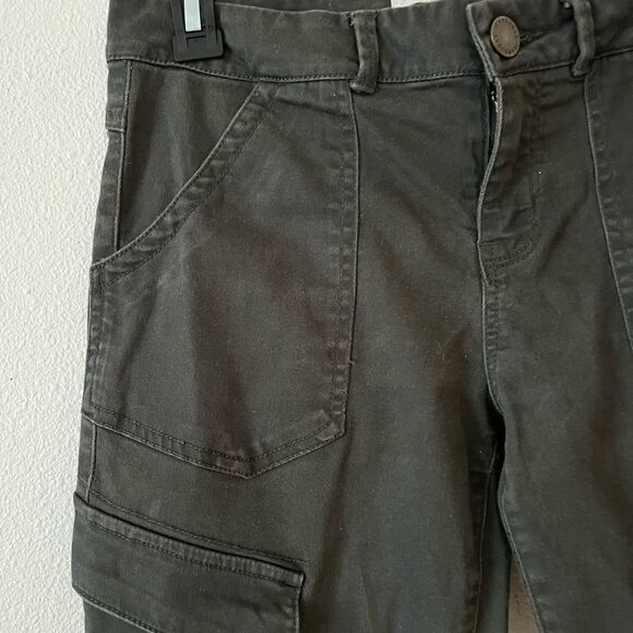 Jolt Jeans Womens Regular Size green Stretch Jegging Skinny zip ankle Casual 7 - Picture 2 of 7